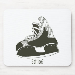 Alfombrilla De Ratón ¿Hielo conseguido? Patín Mousepad del hockey
