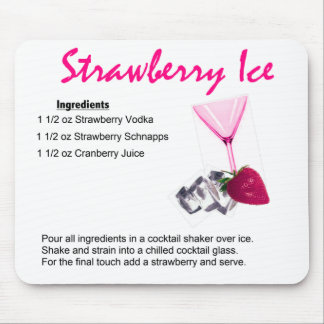 Alfombrilla De Ratón Hielo de la fresa