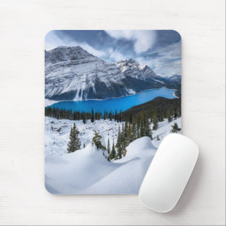 Alfombrilla De Ratón Hielo y nieve | Lago Peyto, Rockies Canadienses