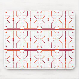 Alfombrilla De Ratón Hieroglyph Abstract Pattern Mousepad