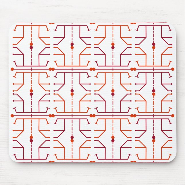 Alfombrilla De Ratón Hieroglyph Abstract Pattern Mousepad (Frente)
