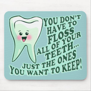 Alfombrilla De Ratón Higienista dental del dentista