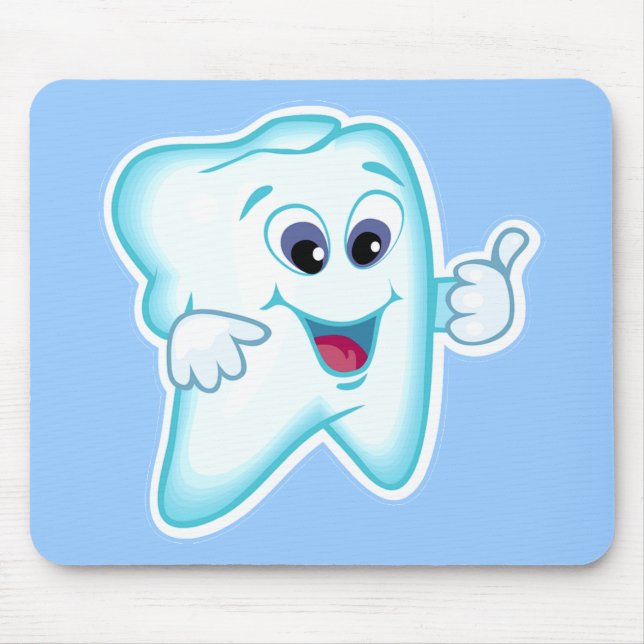 Alfombrilla De Ratón Higienista dental divertido (Frente)