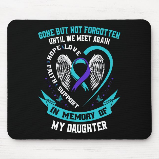 Alfombrilla De Ratón Hija de camisas suicidas desaparecida pero no fals (Frente)