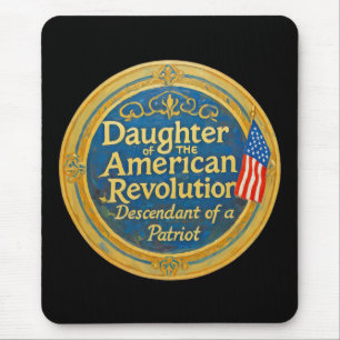 Alfombrilla De Ratón Hija de la Revolución Americana Descendiente Patri