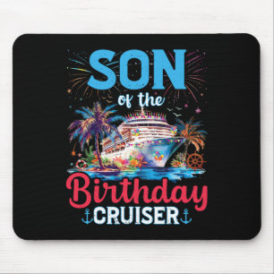 Alfombrilla De Ratón Hijo Del Cruceros De Cumpleaños Crucero Gracioso C