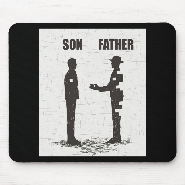 Alfombrilla De Ratón Hijo y padre (Frente)