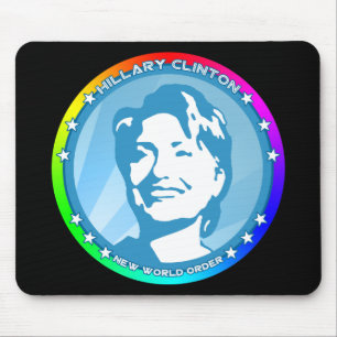 Alfombrilla De Ratón hillary clinton, arcoiris.