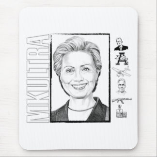 Alfombrilla De Ratón Hillary Clinton MKULTRA Mousepad