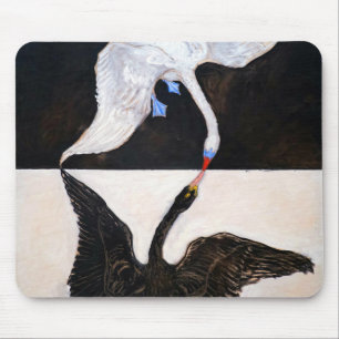 Alfombrilla De Ratón Hilma af Klint el cisne