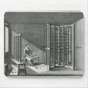 Alfombrilla De Ratón Hilos de seda de combeo, ilustracion Encylopedia