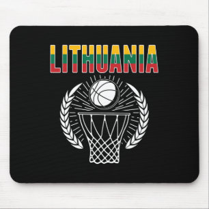 Alfombrilla De Ratón Hinchas de Bysketbyll de Lituania Jersey Deporte l