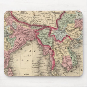 Alfombrilla De Ratón Hindostán, India, China, Tíbet