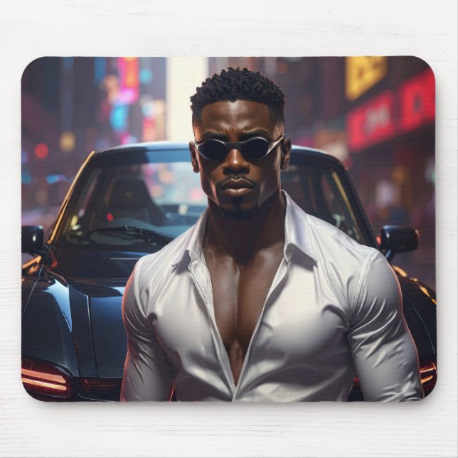 Alfombrilla De Ratón Hip Hop - American Rap Star -  (Frente)