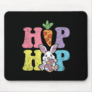 Alfombrilla De Ratón Hip Hop Easter Bunny Egg Hung Rabbit Spring