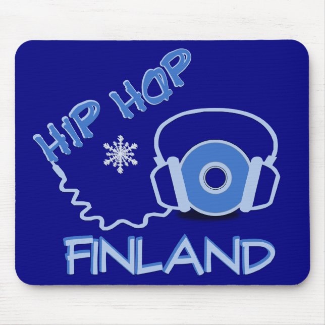 Alfombrilla De Ratón Hip Hop Finlandia mousepad (Frente)