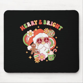 Alfombrilla De Ratón Hipe Santa Clause Merry Y Bright Groovy Christma