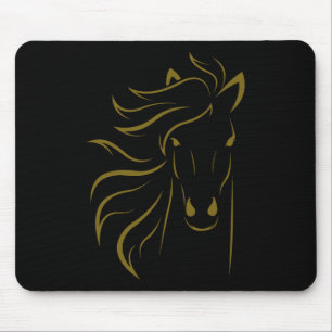 Alfombrilla De Ratón Hípica Regalos Mujeres Hombres Ecuestres Caballo