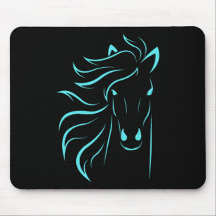 Alfombrilla De Ratón Hípica Regalos Mujeres Hombres Ecuestres Caballo