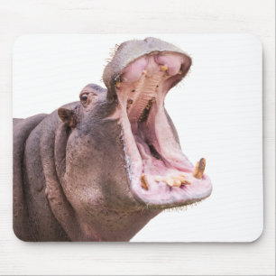 Alfombrilla De Ratón Hippo Big Mouth