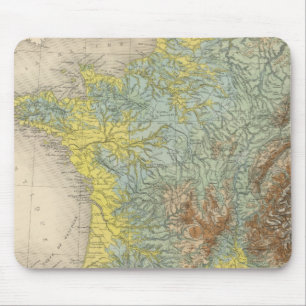 Alfombrilla De Ratón Hipsométrico en Francia