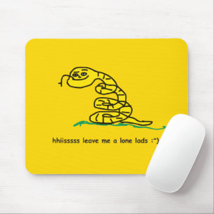Alfombrilla De Ratón Hisssss Déjame Solo Muchachos Parodia de Gadsden