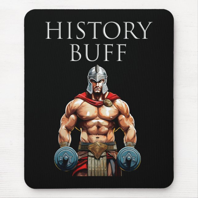 Alfombrilla De Ratón Historia Buff Centro Romano (Frente)