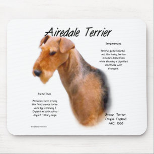 Alfombrilla De Ratón Historia de Airedale Terrier