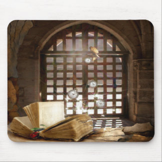 Alfombrilla De Ratón Historia en el medio de.