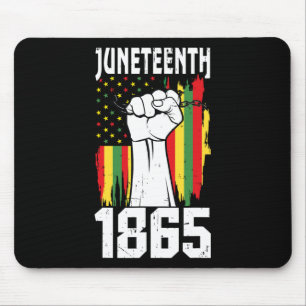 Alfombrilla De Ratón Historia negra afroamericana 1865 1 de junio