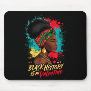 Alfombrilla De Ratón Historia Negra Es Mi San Valentín Día de San Valen