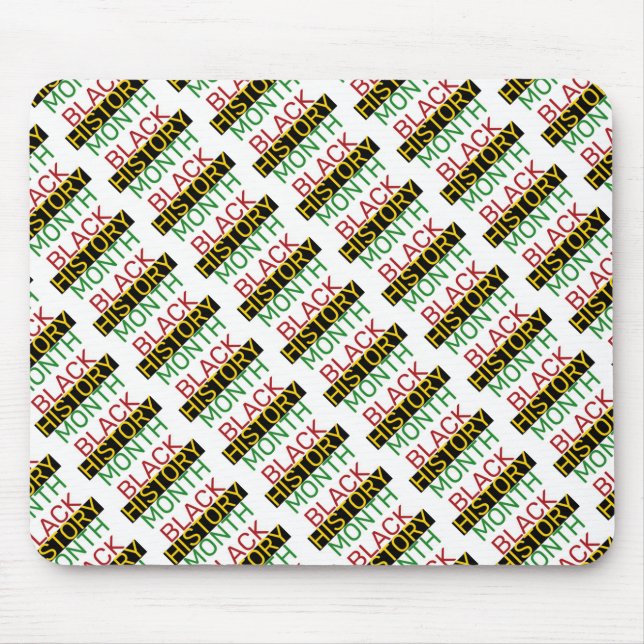 Alfombrilla De Ratón HISTORIA NEGRA MES Elegante BHM (Frente)