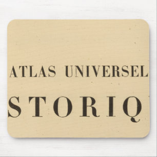 Alfombrilla De Ratón Historia universal de Half Title Atlas