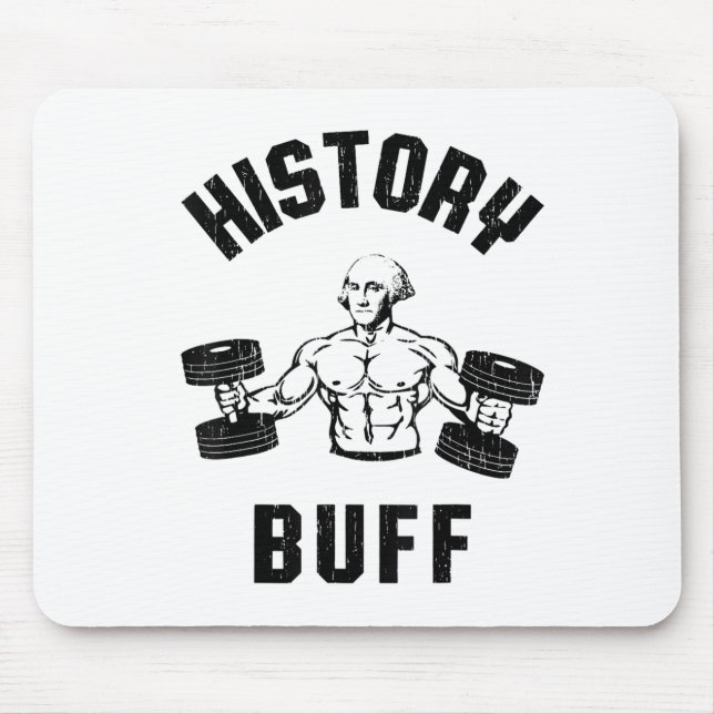 Alfombrilla De Ratón History Buff Funny George Washington Workout , Sma (Frente)