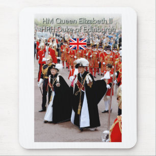 Alfombrilla De Ratón HM The Queen and HRH Prince Philip