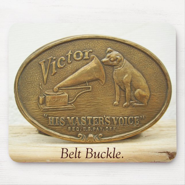Alfombrilla De Ratón HMV, VENCEDOR, hebilla de correa (Frente)