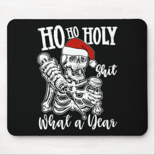 Alfombrilla De Ratón Ho Navidades Sagrados Funny Skeleton Dancing Skull