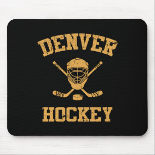 Alfombrilla De Ratón Hockey Denver Vintage 
