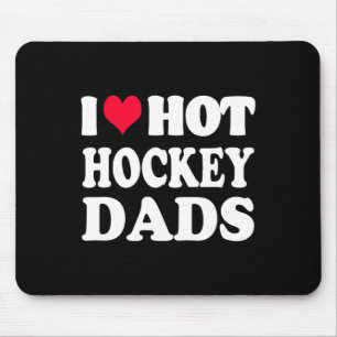 Alfombrilla De Ratón Hockey divertido me encanta papá de hockey sobre h