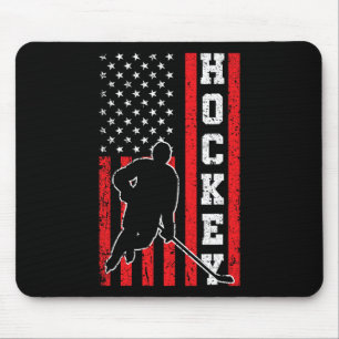 Alfombrilla De Ratón Hockey Estados Unidos Bandera Hombres Hombres Homb
