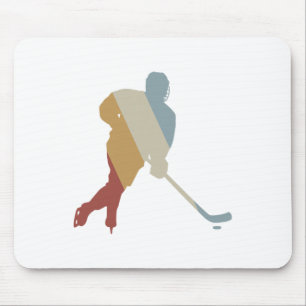 Alfombrilla De Ratón Hockey Estilo Retro Vintage
