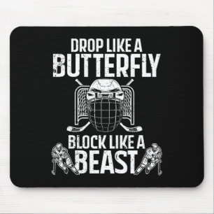 Alfombrilla De Ratón Hockey Goalie Art Para Hombres Hombres Hombres Hom