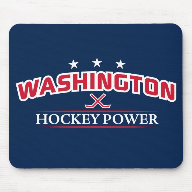 Alfombrilla De Ratón Hockey Power Blue Mouse Pad (Frente)