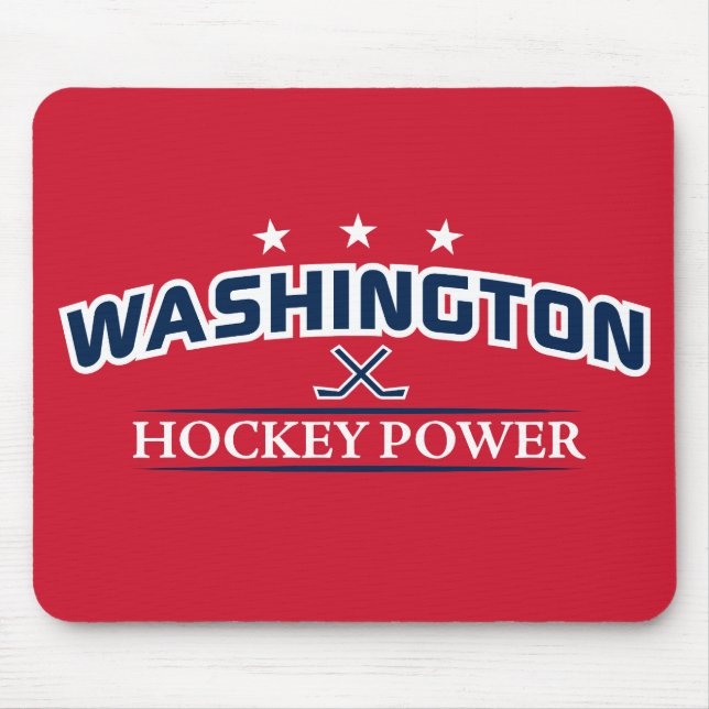 Alfombrilla De Ratón Hockey Power Red Mouse Pad (Frente)