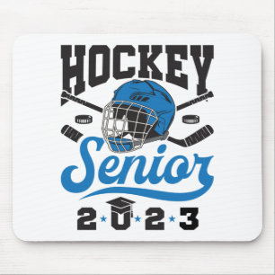 Alfombrilla De Ratón Hockey Senior 2023 Graduation Blue White