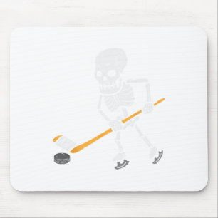Alfombrilla De Ratón Hockey sobre hielo Skeleton Halloween Disstuve Spo