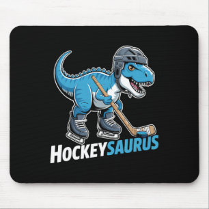Alfombrilla De Ratón Hockeysaurus jugador de hockey sobre hielo Dinosau