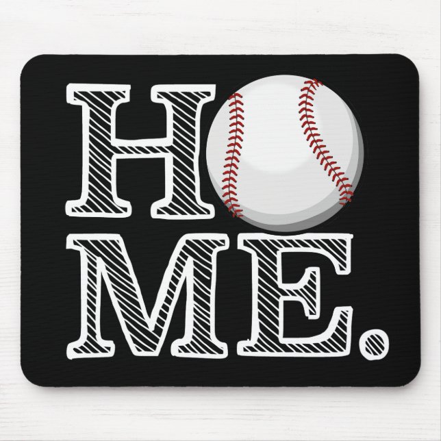 Alfombrilla De Ratón Hogar del béisbol (Frente)