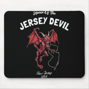 Alfombrilla De Ratón Hogar del Diablo de Jersey Nueva Jersey EE. UU. Cr