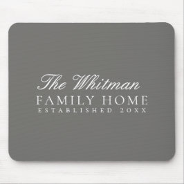 Alfombrilla De Ratón Hogar familiar de carbón vegetal